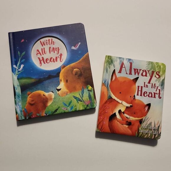 Set of Two Valentines Day Themed Board Books NWT - Picture 1 of 7